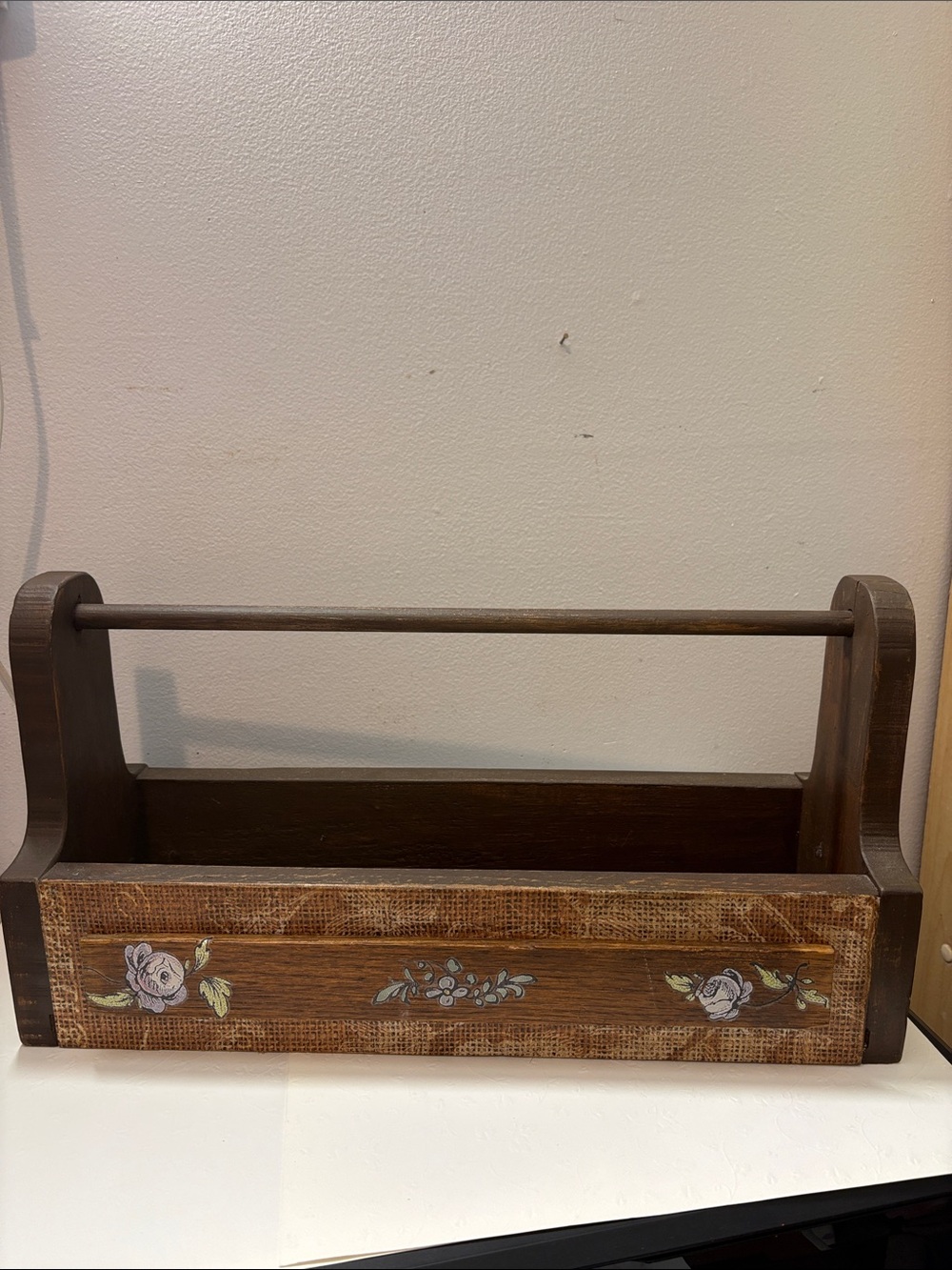 Rustic Wooden Caddy